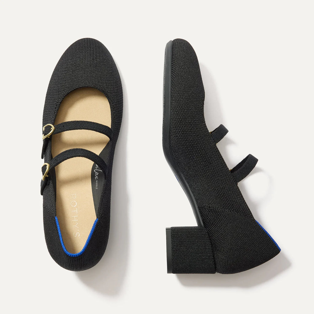 FLATREVE  The Double Buckle Heel