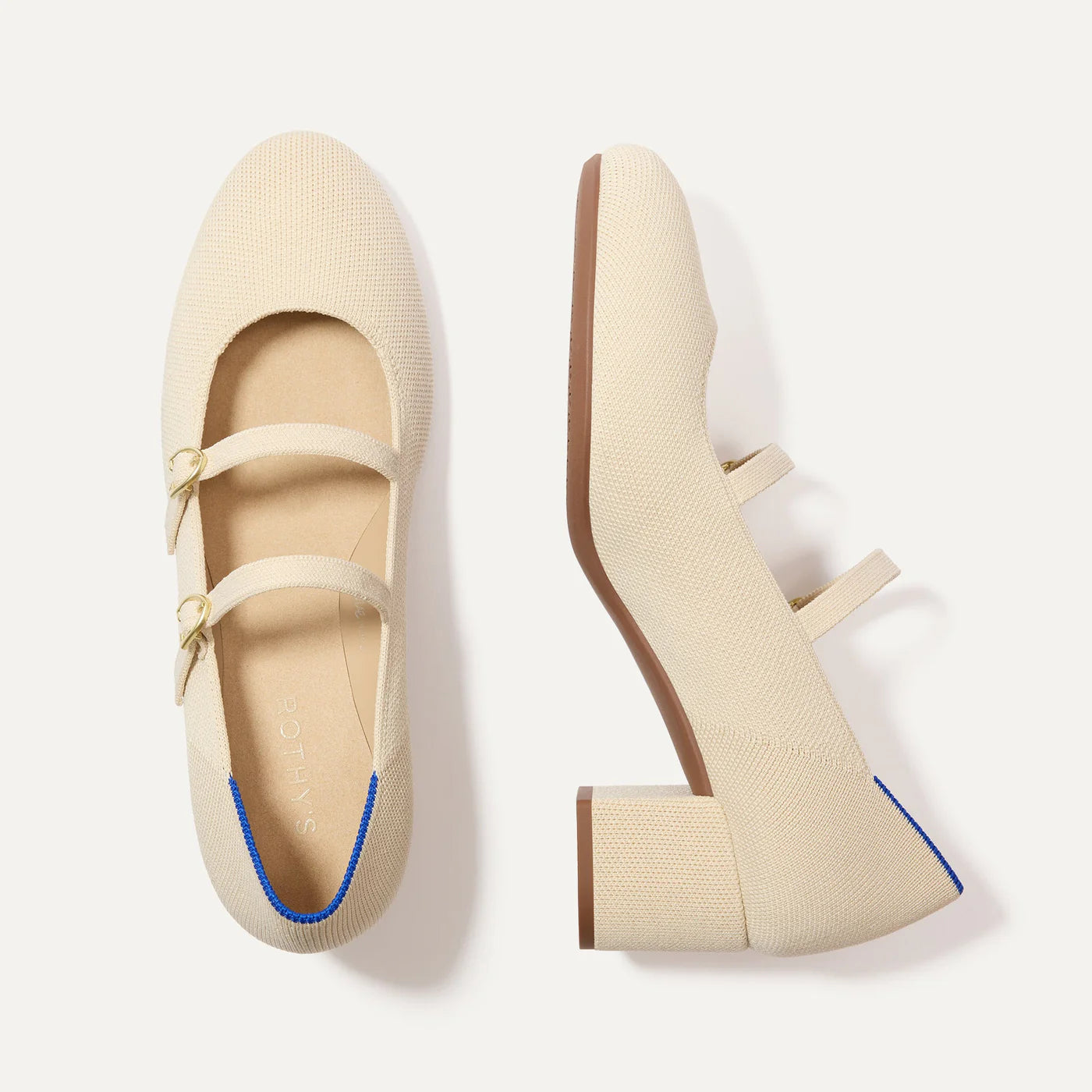 FLATREVE  The Double Buckle Heel