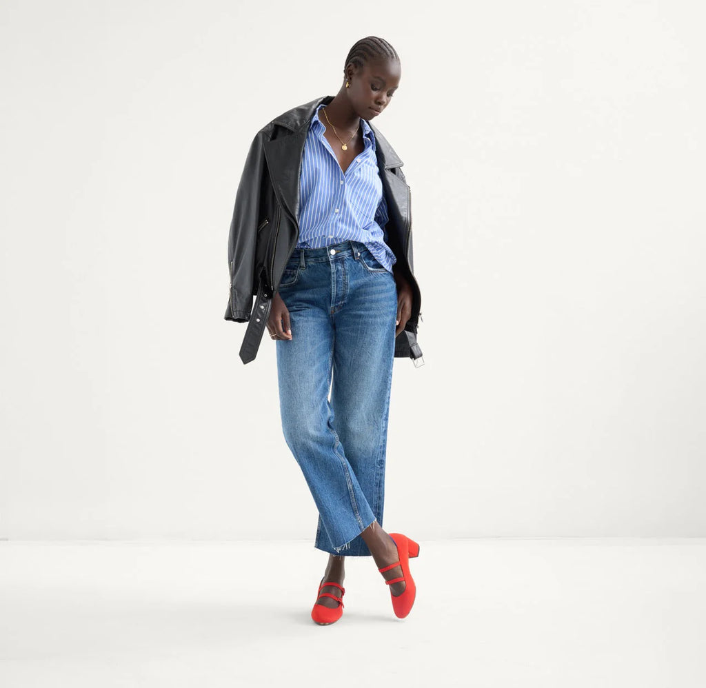 FLATREVE  The Double Buckle Heel