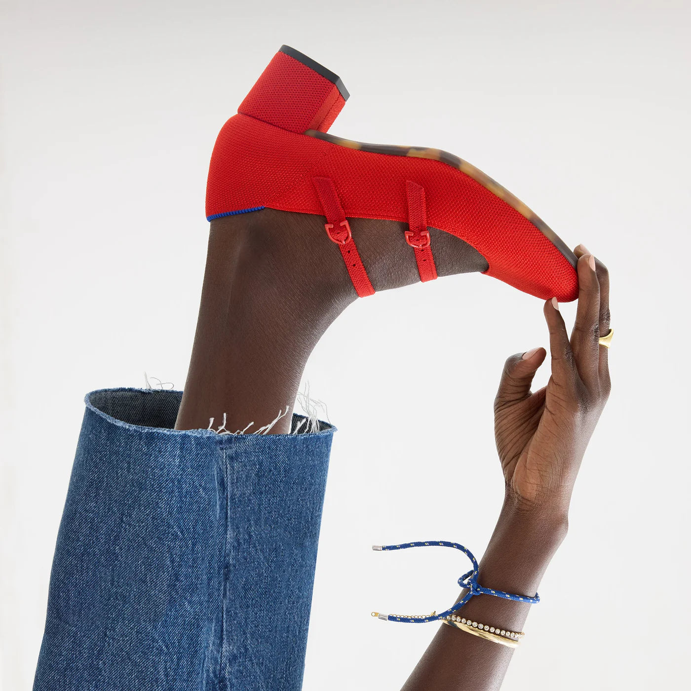 FLATREVE  The Double Buckle Heel